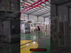 Υψηλής ταχύτητας γραμμή παραγωγής κυματοειδούς χαρτονιού YK-2200-200 τύπου πέντε στρωμάτων