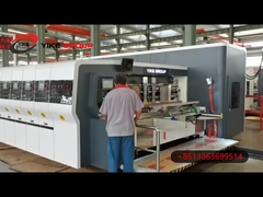 Φλέξο εκτυπωτής με αναρρόφηση Voccum Slotter Die Cutter Machine για την κατασκευή κιβωτίων