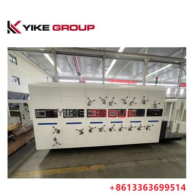 Υψηλής Ταχύτητας Φλεξο εκτυπωτής Slotter Die Cutter Machine για κουτί πίτσα 50mm Wall Board