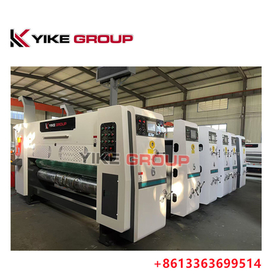 YIKE GROUP 1200X2400MM Flexo εκτυπωτής Slotter Μηχανή για την κατασκευή κουτιών από χαρτόνι