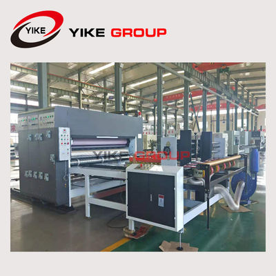 Ζαρωμένο χαρτόνι δύο τύπων αλυσίδων της Κίνας YIKE εκτύπωση χρώματος που αυλακώνει τη συνδυασμένη μηχανή