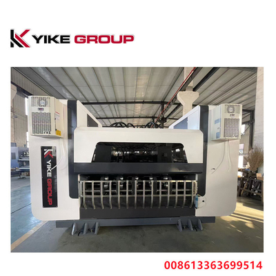 Ταχύτητα 200m/min 2500MM YIKE GROUP BNC Τύπος Αυτοκίνητος Τύπος Thin Blade Slitter Scorer online Για γραμμή παραγωγής κυματοειδούς χαρτονιού