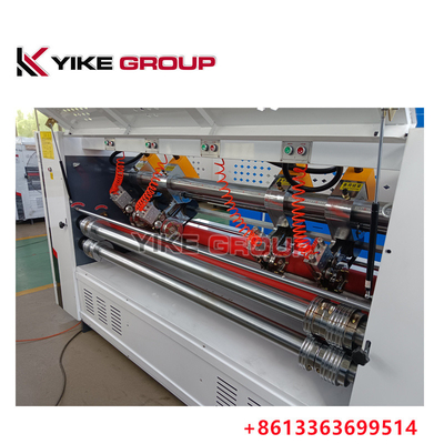 Εγχειρίδιο τύπου YK-2000 Thin Blade Slitter Scorer Machine για κυματοειδή σανίδα