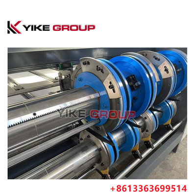 Yk-1424 αλυσίδα τύπων που ταΐζει τη ζαρωμένη μηχανή κοπτών κύβων Slotter εκτυπωτών Flexo χαρτοκιβωτίων