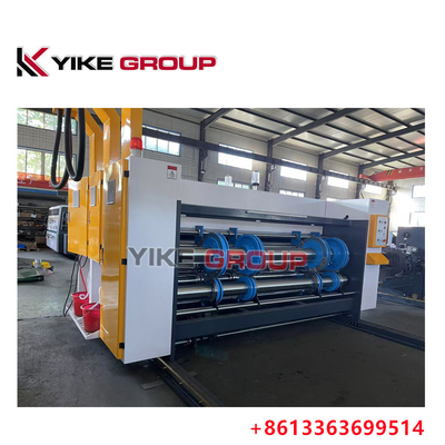 Yk-1424 αλυσίδα τύπων που ταΐζει τη ζαρωμένη μηχανή κοπτών κύβων Slotter εκτυπωτών Flexo χαρτοκιβωτίων