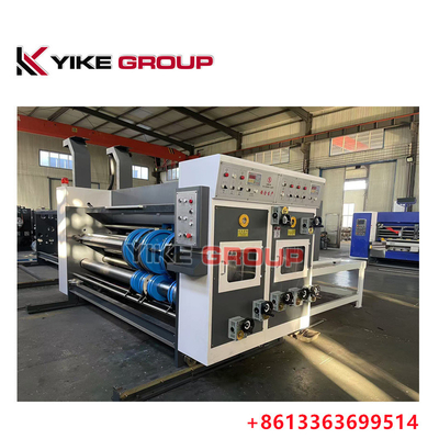 Yk-1424 αλυσίδα τύπων που ταΐζει τη ζαρωμένη μηχανή κοπτών κύβων Slotter εκτυπωτών Flexo χαρτοκιβωτίων