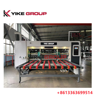 YK-1224 Τυπωτής υψηλής ταχύτητας Slotter Die Cutter Machine με Stacker για την κατασκευή κουτιών με χαρτόνια