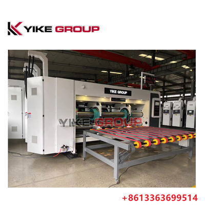 YK-1224 Τυπωτής υψηλής ταχύτητας Slotter Die Cutter Machine με Stacker για την κατασκευή κουτιών με χαρτόνια
