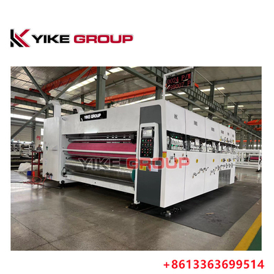YK-1224 Τυπωτής υψηλής ταχύτητας Slotter Die Cutter Machine με Stacker για την κατασκευή κουτιών με χαρτόνια