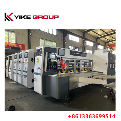 YK-1426 Lead Edge Flexo Printer Slotter Die Cutter Machine για την κατασκευή κιβωτίων