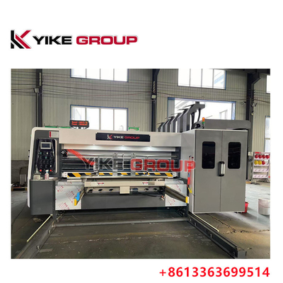 YK-1426 Lead Edge Flexo Printer Slotter Die Cutter Machine για την κατασκευή κιβωτίων