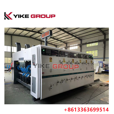 YK-1426 Lead Edge Flexo Printer Slotter Die Cutter Machine για την κατασκευή κιβωτίων