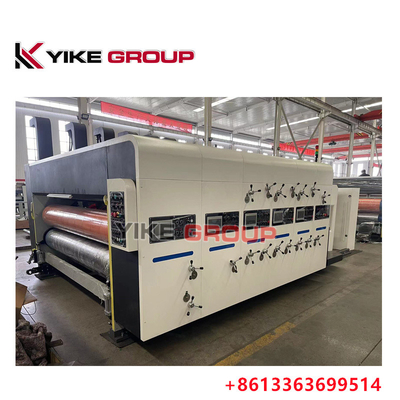 Υψηλής Ταχύτητας Φλεξο εκτυπωτής Slotter Die Cutter Machine για κουτί πίτσα 50mm Wall Board