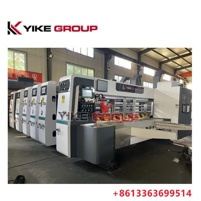 YIKE GROUP 1200X2400MM Flexo εκτυπωτής Slotter Μηχανή για την κατασκευή κουτιών από χαρτόνι