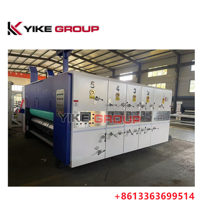 YIKE GROUP 1200X2400MM Flexo εκτυπωτής Slotter Μηχανή για την κατασκευή κουτιών από χαρτόνι