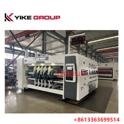 Yk-920 Σύστημα τροφοδοσίας με κορυφαία μολύβδιση Κουρφοποιημένος Flexoprinter Slotter Machine για εύκολη λειτουργία