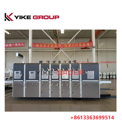 Yk-1228 Πίνακας εκτύπωσης μολύβδου με τροφοδοτικό άκρο Slotter Die Cutter Machine για κυματοειδή χαρτόνια