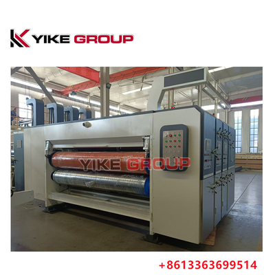 Yk-1228 Πίνακας εκτύπωσης μολύβδου με τροφοδοτικό άκρο Slotter Die Cutter Machine για κυματοειδή χαρτόνια