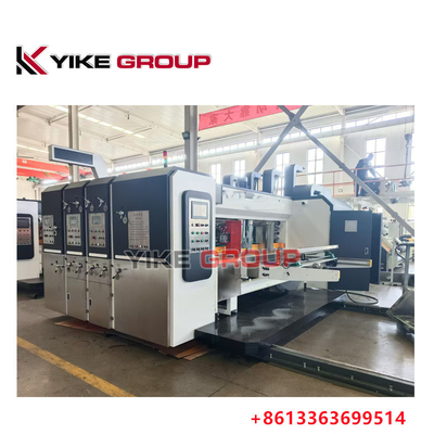 Yk-1228 Πίνακας εκτύπωσης μολύβδου με τροφοδοτικό άκρο Slotter Die Cutter Machine για κυματοειδή χαρτόνια