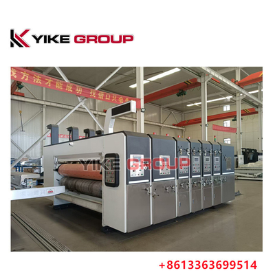 Yk-1228 Πίνακας εκτύπωσης μολύβδου με τροφοδοτικό άκρο Slotter Die Cutter Machine για κυματοειδή χαρτόνια